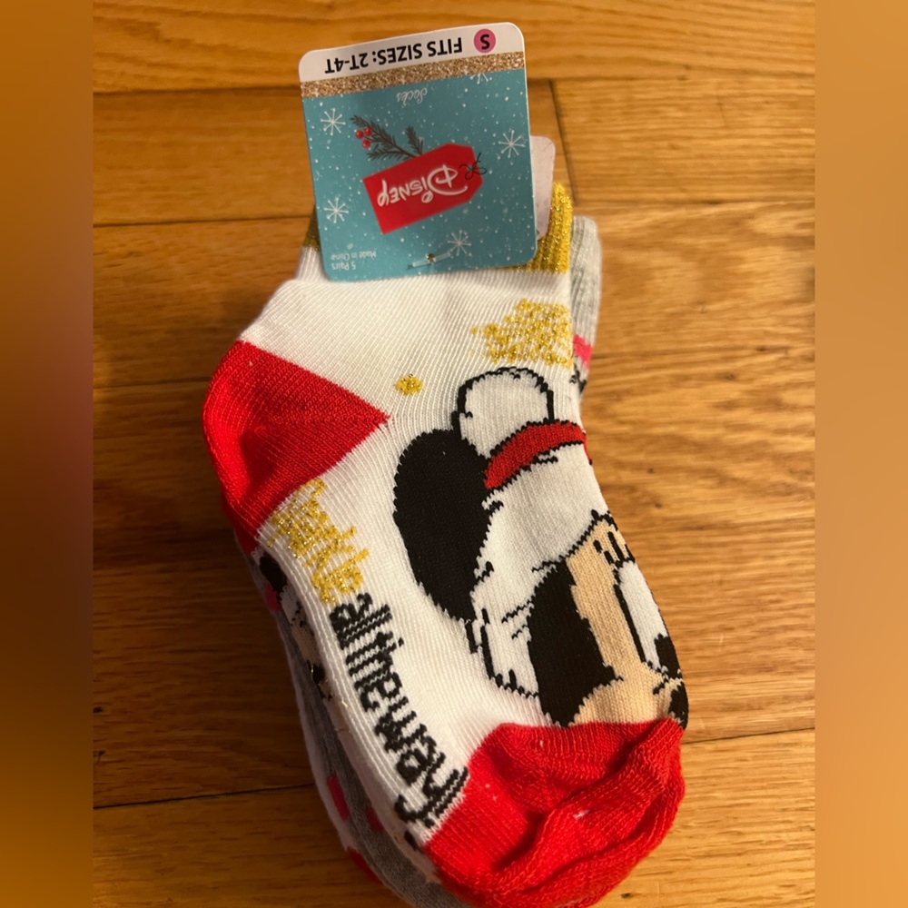 - 5 pair Disney socks set